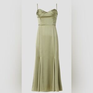 Reformation Strapless Hensley Silk Dress